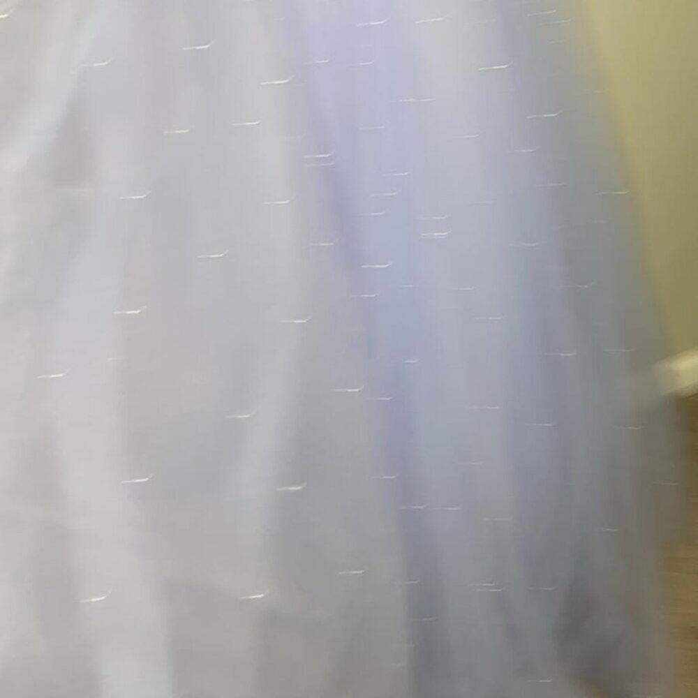 Sky Blue Dress with Sequin Appliques - Picture 11 of 12